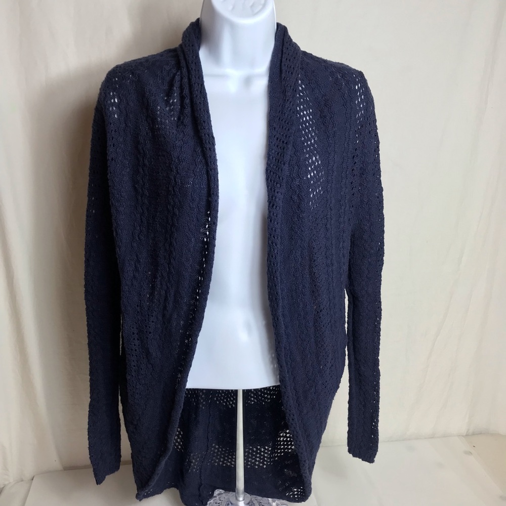 Knitted & knotted Anthropologie sweater open front - Picture 3 of 7